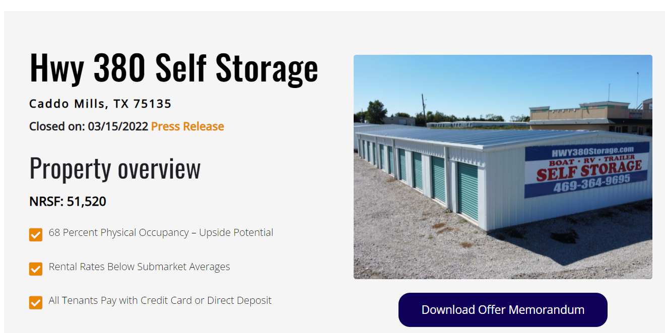 Hwy 380 Self Storage