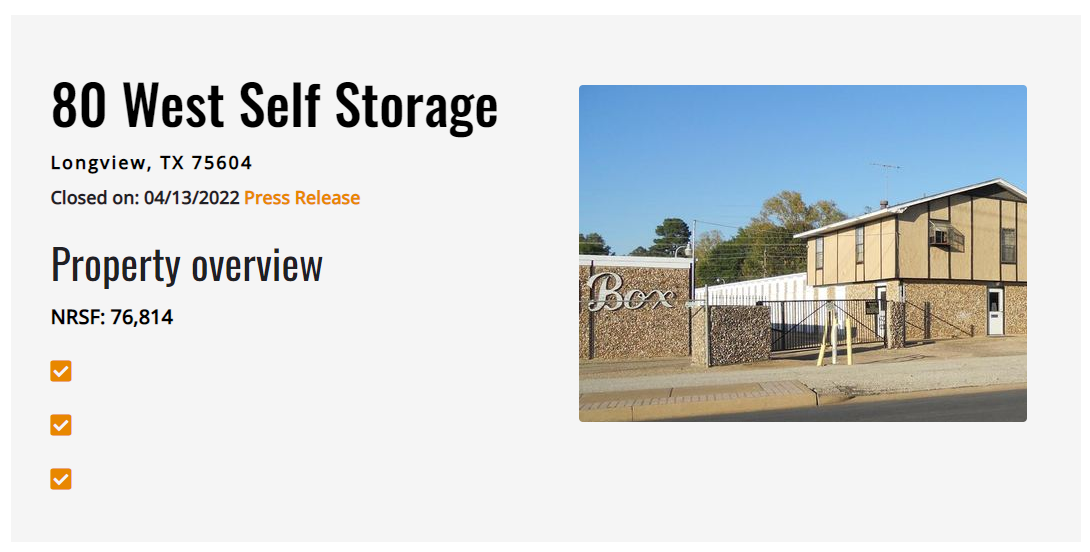 80 West Self Storage