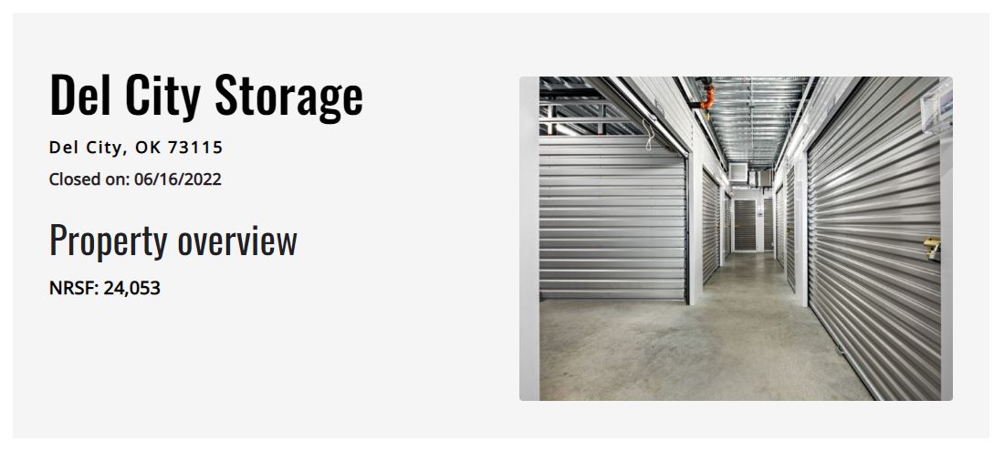 Del City Storage - Just Closed